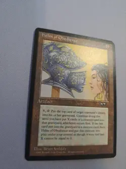 MTG: Helm of Obedience (NM): Alliances (s) - Image 2