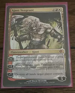 MTG - Ajani Vengeant- Shards Of Alara- LP - Image 1