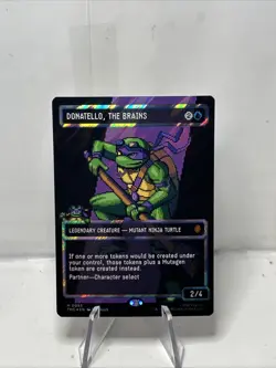 MTG Donatello, the Brains - Surge Foil - Borderless, NM-Mint Mythic 0085 - Image 1