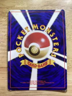 Pokemon TCG Hitmonlee Holo Fossil 106 Japanese MP Condition - SWIRL - Image 2