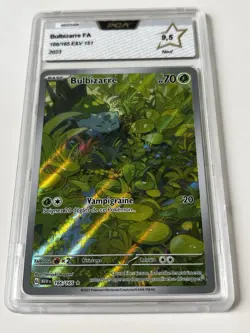 Carte Pokemon gradee PCA 9,5 BULBIZARRE AR 166/165 EV3.5 151 FR - Image 3