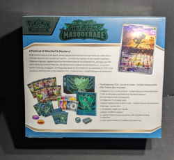 Pokemon Twilight Masquerade ETB Elite Trainer Box Factory Sealed Ogerpon promo - Image 2