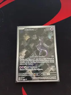Pokemon Card Mewtwo Holo Rare 130 HP Psychic Type 052 Promo - Image 1