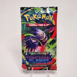 Heavy! 22.56g Pokemon Phantasmal Flames Booster Pack – Factory Sealed - Image 3