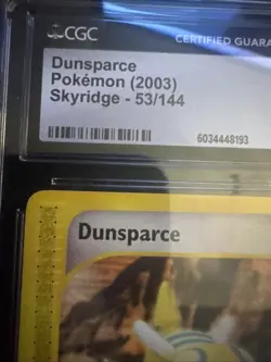 Dunsparce 53/144 2003 Pokemon Skyridge CGC 10 Gem Mint - Image 2