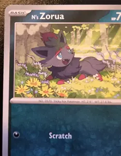N's Zorua 097/159 Common Scarlet & Violet: Journey Together Pokemon TCG - Image 2