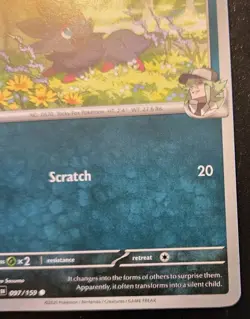 N's Zorua 097/159 Common Scarlet & Violet: Journey Together Pokemon TCG - Image 5