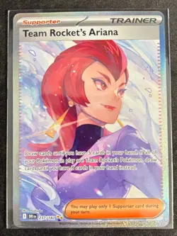 Pokemon: Team Rocket's Ariana 237/182 Sv10: Destined Rivals Holo -NM- - Image 1