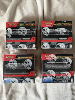 4x Pokemon TCG Mega Evolution Factory Sealed Enhanced & Non Enhanced Booster Box - Image 2