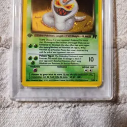 2000 Pokemon Team Rocket 1st Edition Dark Arbok Holo PSA 8 #2 - Image 3