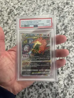 Pokemon TCG Charizard VSTAR SWSH262 Holo Black Star Promo PSA 9 - Image 3