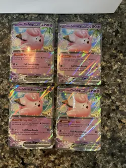 4ct Lillie's Clefairy EX 56/159 Double Rare Holo- Journey Together Pokemon TCG - Image 1