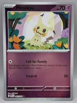 Pokemon TCG Mimikyu 042/094 Reverse Holo ME02: Phantasmal Flames - Image 1