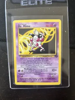Pokemon TCG - Mr. Mime 22/64 Jungle Edition Vintage 1999 Af - Image 1