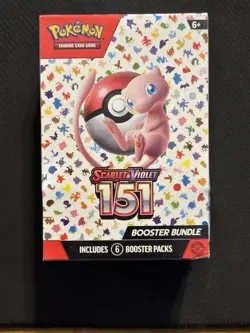 Pokemon TCG Scarlet & Violet 151 Booster Bundle (6 Packs) NEW Factory Sealed - Image 1