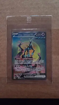 Pokemon TCG Iron Crown EX Scarlet & Violet Temporal Forces 206/162 - Image 1
