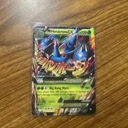 Pokemon Mega M Heracross EX TCG 5/111 XY Furious Fists Holo Ultra Rare MP - Image 1