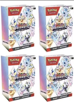 Pokemon TCG Prismatic Evolutions Booster Bundle Sealed Lot of 4 - FACTORY SEALED - Image 1