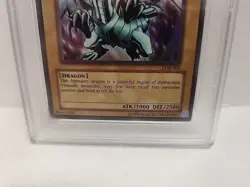 2002 Yu-Gi-Oh! LOB Blue-Eyes White Dragon #001 PSA 9 MINT - Image 5