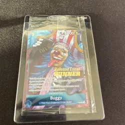 Buggy P-084 Release Event Winner Promo SEALED One Piece English NM - Image 1