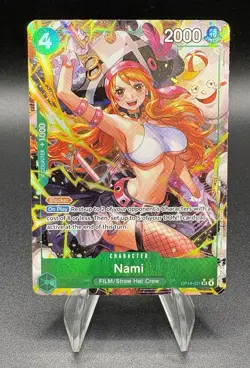 One Piece NAMI OP14-031 SR Alt Art-The Azure Sea's Seven~English - Image 1