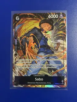 One Piece CCG Sabo PRB02-014 SR Alt Art the Best Vol 2 English NM Super Rare - Image 1