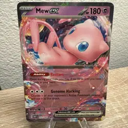 Pokemon TCG Mew EX 151/165 Double Rare Holo Card NM Condition Full Art - Image 1