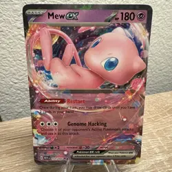 Pokemon TCG Mew EX 151/165 Double Rare Holo Card NM Condition Full Art - Image 3