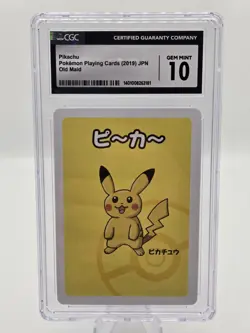 Pokemon TCG Pikachu Playing Cards Old Maid 2019 Japanese Cgc gem mint 10 - Image 1