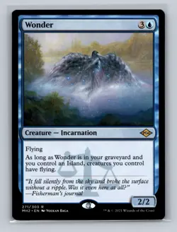 Wonder Modern Horizons 2 PLD Blue Rare MAGIC THE GATHERING MTG CARD MP - Image 1