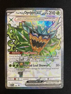 Teal Mask Ogerpon ex 166 Sv: Scarlet & Violet Promo Cards Holo - Image 1