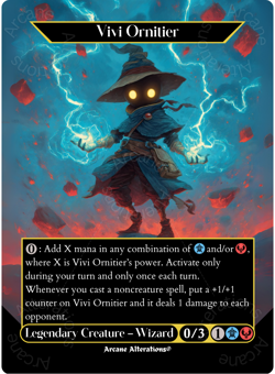 Vivi Ornitier - Full Art Altered Art Custom Proxy Cards - Image 1