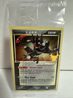 Pokemon Celebrations Promo Card Greninja SWSH144 Sealed - Image 1