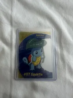 Pokemon TCG Squirtle #PC4 2000 Topps Animation Edition Clear Cards GEM - Image 1