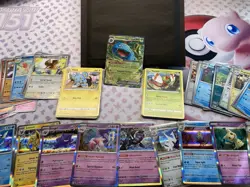 Pokemon Mystery Bag (61 Cards- 1 EX/V, 10 Holo, 20 Reverse, 30 Common Guarantee) - Image 1