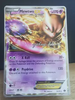 Pokemon Mewtwo EX Card 54/99 Next Destinies World Championships 2012 - Image 1
