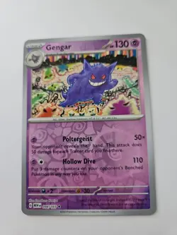 Gengar 094/165 Reverse Holo Rare - Scarlet And Violet 151 Pokemon Card - Image 1