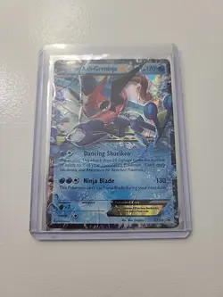 Pokemon TCG Ash-Greninja EX Oversized Promos Holo Card XY133 - Image 1