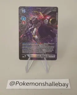 Omnimon Alter-S [EX4-060] ALT ART *NM* Foil Digimon Card *Free Tracking* - Image 1