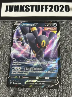 Umbreon V 094/203 NM Ultra Rare Holo Evolving Skies Foil Pokemon TCG Card 94/203 - Image 1