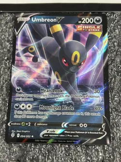 Umbreon V 094/203 NM Ultra Rare Holo Evolving Skies Foil Pokemon TCG Card 94/203 - Image 2