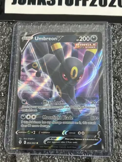 Umbreon V 094/203 NM Ultra Rare Holo Evolving Skies Foil Pokemon TCG Card 94/203 - Image 4