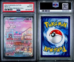 Pokemon TCG - Mew ex 053 Sv: Scarlet & Violet Promo Cards Holo - PSA 8 NM-MT - Image 1