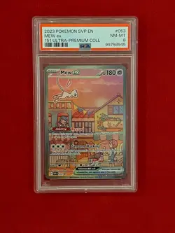 Pokemon TCG - Mew ex 053 Sv: Scarlet & Violet Promo Cards Holo - PSA 8 NM-MT - Image 2