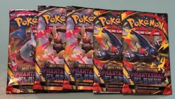 Pokemon Mega Evolution Phantasmal Flames *REPACKS* 5 Booster Packs English - Image 1