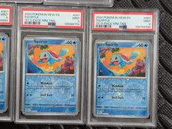 7X LOT 2024 Pokemon MEW 151 Costco Mini Tins PSA 9 Cosmos Holo Pikachu Squirtle - Image 5