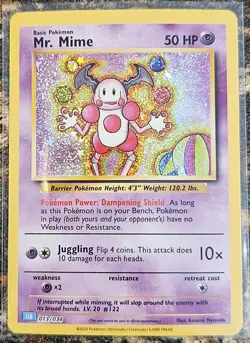Pokemon 2023 TCGG Classic Blastoise Deck Mr. Mime 13 Holo NM or Better - Image 1