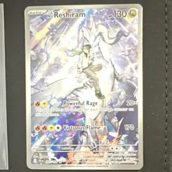 Pokemon N's Reshiram Sv09 Journey Illustration Rare Full Art Holo 167/159 Basic… - Image 1