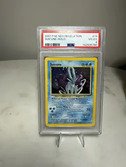 2001 POKEMON NEO REVELATION #14 SUICUNE-HOLO PSA 4 - Image 1