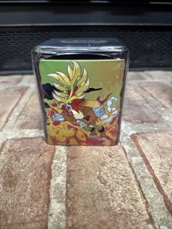 Pokemon TCG Stacking Tins Factory SEALED - NEW 2025 3 Booster Packs 2 Stickers - Image 1